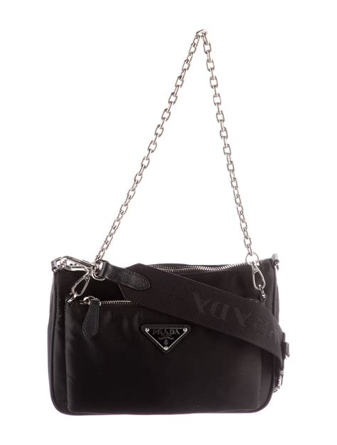 bandoliera tessuto saffiano crossbody prada